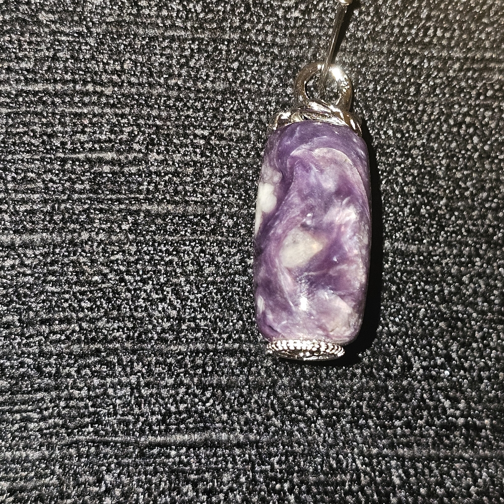 Elegant Purple Pendant Necklace
